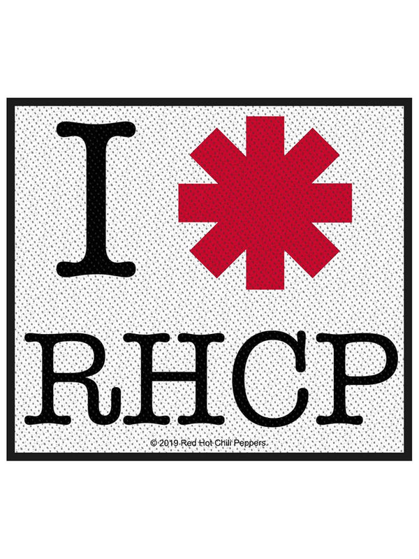 Red Hot Chili Peppers I Love Red Hot Chili Peppers Standard Patch