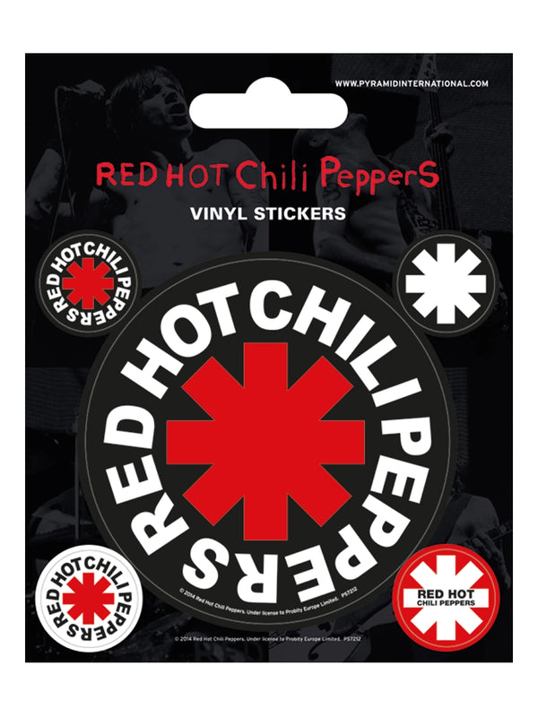 Red Hot Chili Peppers Star of Affinity Vinyl Sticker Pack