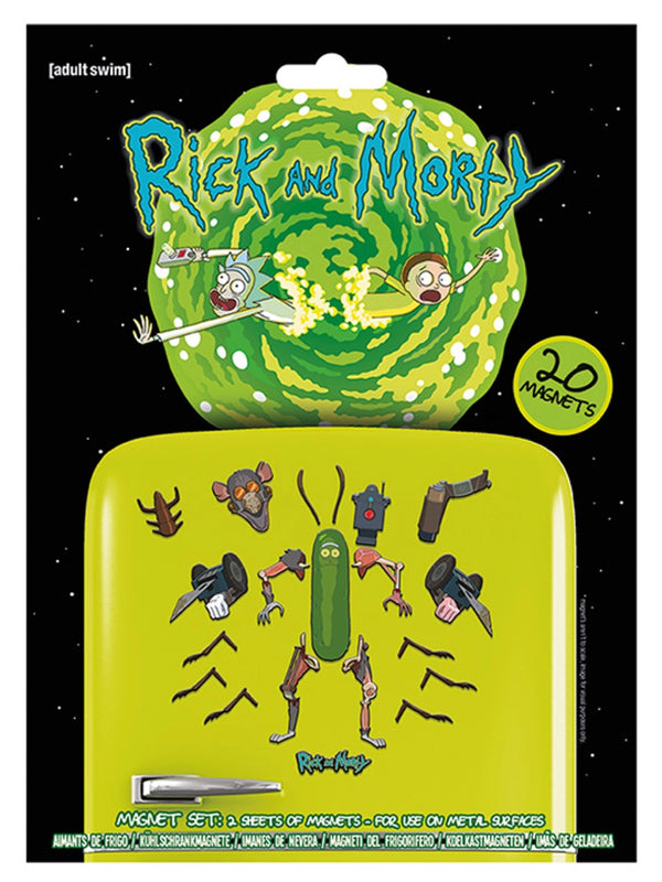 Rick and Morty Weaponize The Pickle Magnet Set