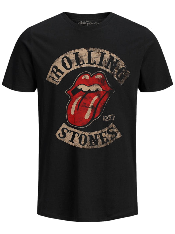 Rolling Stones Tour 78 Men's Black T-Shirt