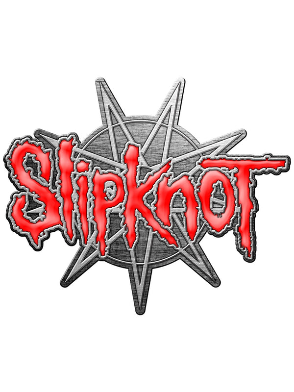 Slipknot 9 Pointed Star Pin Badge