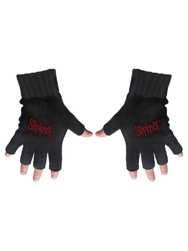 Slipknot Logo Fingerless Gloves