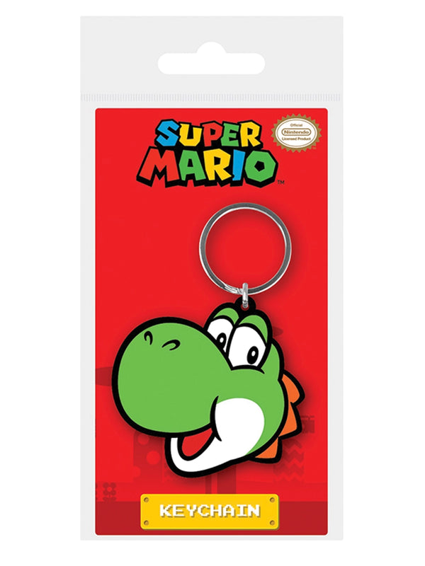 Super Mario Yoshi Rubber Keychain