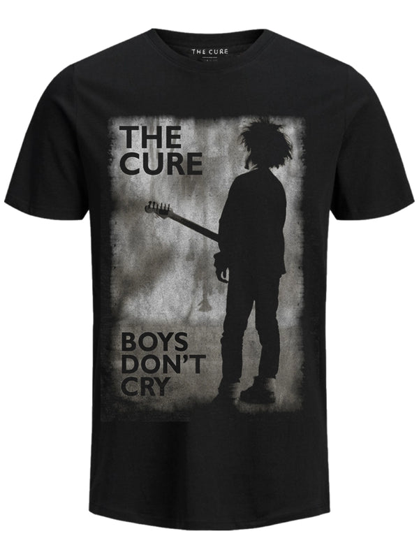 The Cure Boys Don't Cry Black & White Men's Black T-Shirt