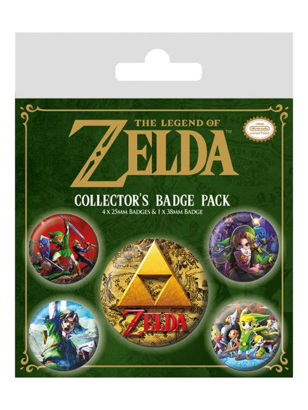 The Legend Of Zelda Classics Badge Pack