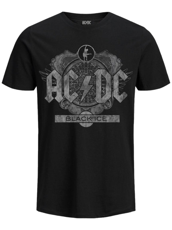 AC/DC Mens Black Ice T-Shirt