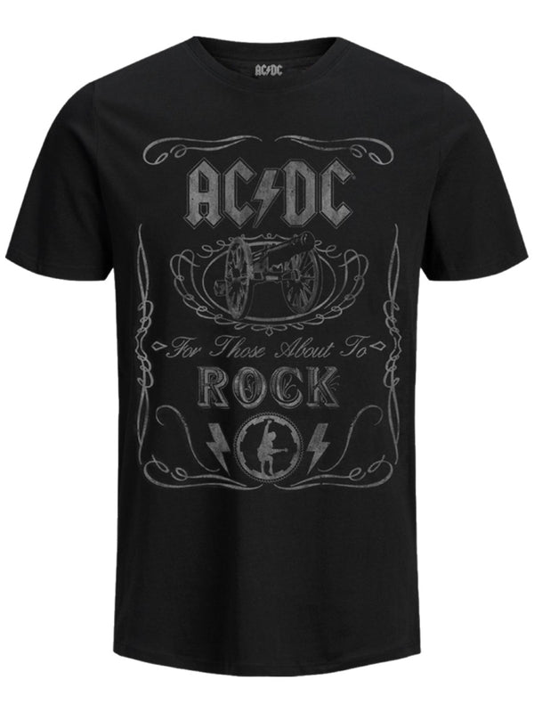 AC/DC Mens Cannon Swig Vintage T-Shirt