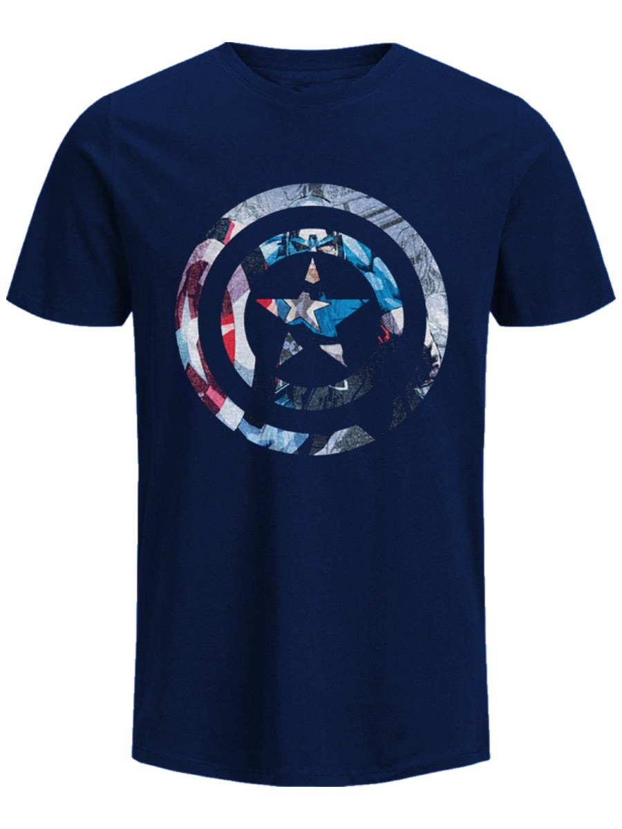 Captain marvel t shirt mens online