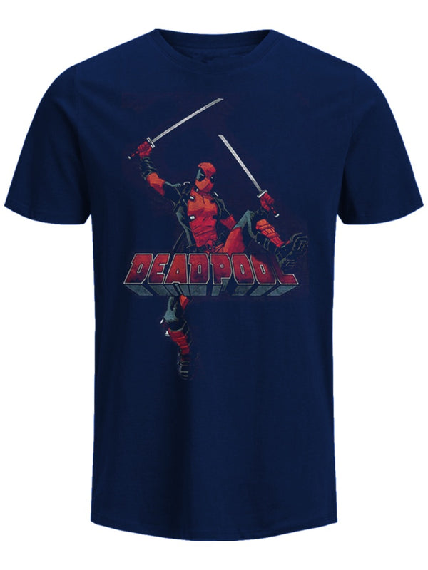 Marvel Deadpool Mens Logo Jump T-Shirt