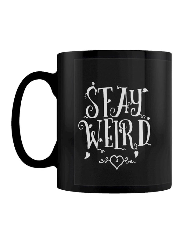 Stay Weird Black Mug