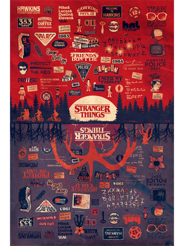 Stranger Things The Upside Down Maxi Poster